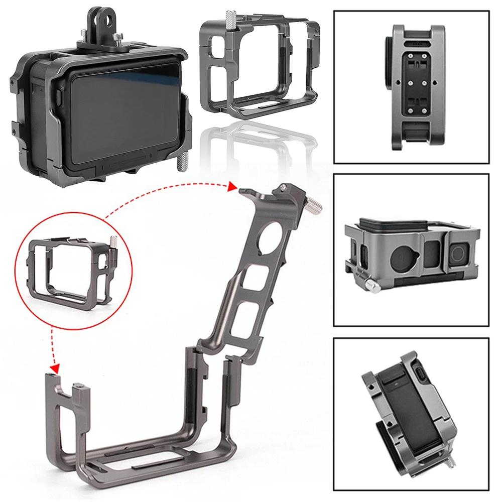카메라 프레임 마운트 프레임 케이스, 알루미늄 합금 플라스틱 보호 케이지 케이스, Insta360 Ace/Ace Pro 액션 카메라 액세서리