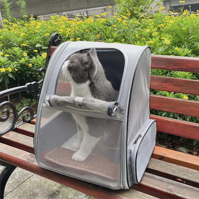 Pet Supplies Cat Backpack Carrier, ideal for small animals and puppies, veterinary transport, Fully ventilated design