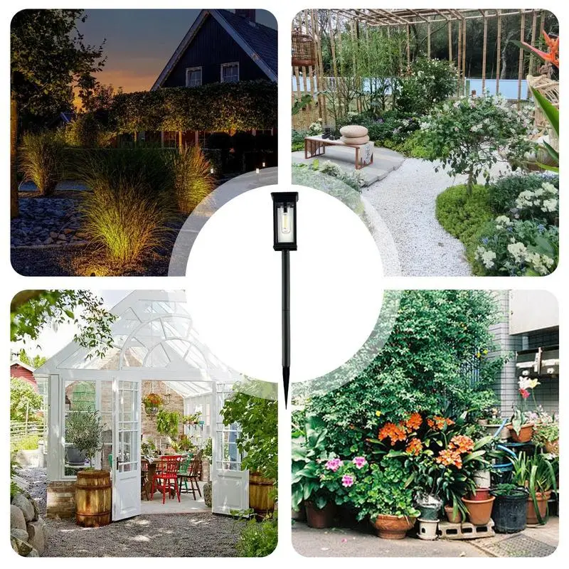 Outdoor Solar Stake Lights LED Outdoor Lawn Stake Lights Patio Lamp Yard Decoration For Sidewalks Courtyards Landscape Driveway