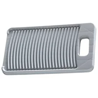 Washboard Anti-slip Hangable Laundry and Artifact (grey) Portable Drying Rack for Non-slip Hand Washing Pp Travel Miss 1