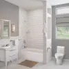 Champion One-Piece Toilet with Toilet Seat and Wax Ring Elongated Front Chair Height White squatceramic 6