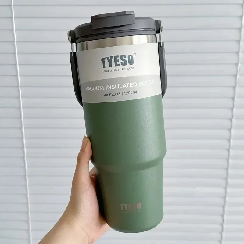 TYESO Insulated Stainless Steel Coffee Cup - كوب ق...