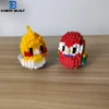 KNEW BUILT Colorful Parrot Micro Mini Building Blocks Assembly Toys 3D Model Bricks for Birds Funs Hands-on Ability Gift 4