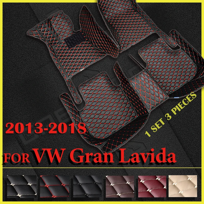 Car Floor Mats For VW Volkswagen Gran Lavida Hatchback 2013 2014 2015