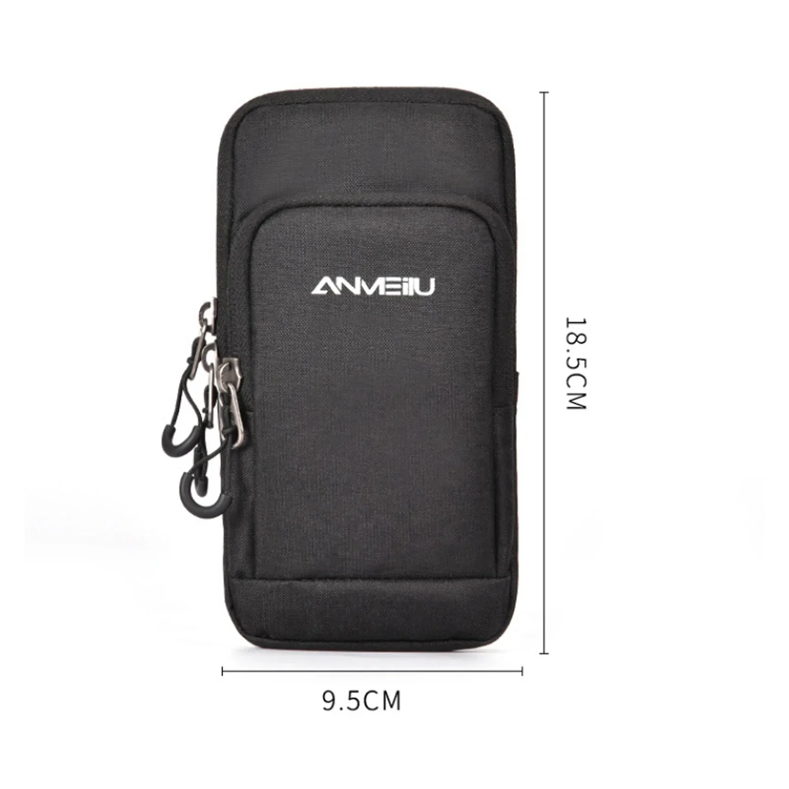 Universal Waterproof Fastener Type Phone Holder Smartphone Bag Belt Holder Case for Backpacking Cell Phone Pouch 1PC 2
