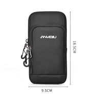 Universal Waterproof Fastener Type Phone Holder Smartphone Bag Belt Holder Case for Backpacking Cell Phone Pouch 1PC 2