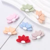 10Pcs New Silicone Beads Colored Petal Style Spacer Beads For Jewelry Making Diy Handmade Pen Teether Toy Bracelet Accessories 1