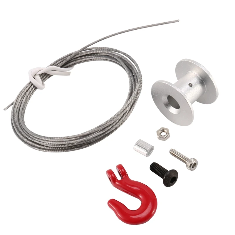 25T Sterzo Servo Verricello Ruota Per 1/10 Rc Crawler Car Trx4 Rc4Wd D90 D110 Axial Scx10 90046