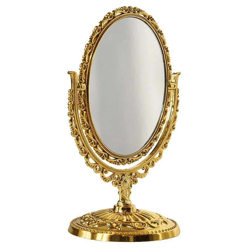 SidesMakeupMirrorStandTableCosmeticMirrorPlasticImitationof