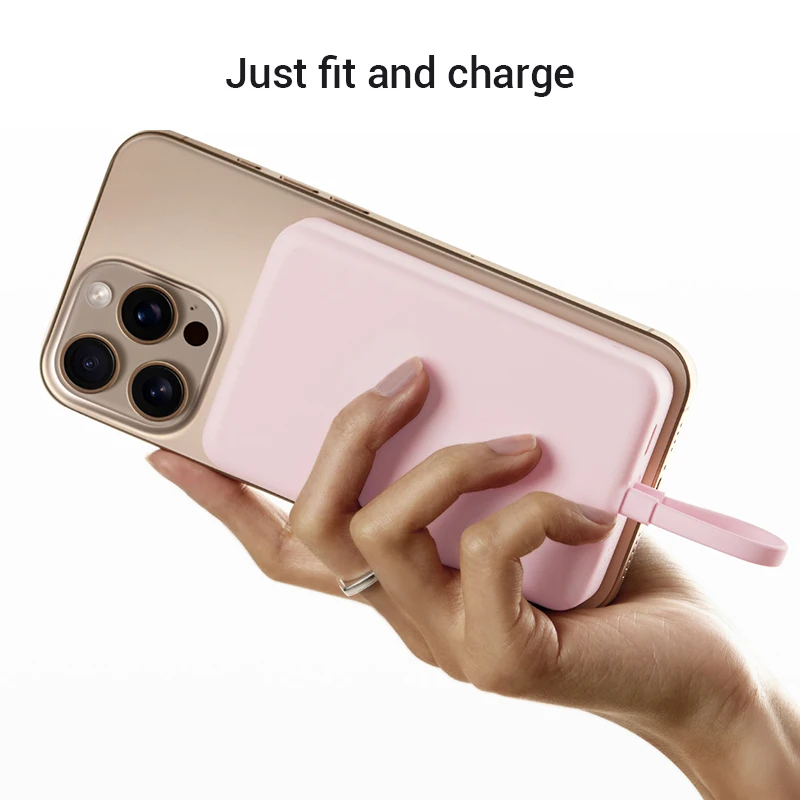 Xiaomi Magnetic Wireless Power Bank 10000 Built-in Cable 33W USB-C 7.5W Qi Wireless Charging for iPhone 16 15 Xiaomi 15 14 3