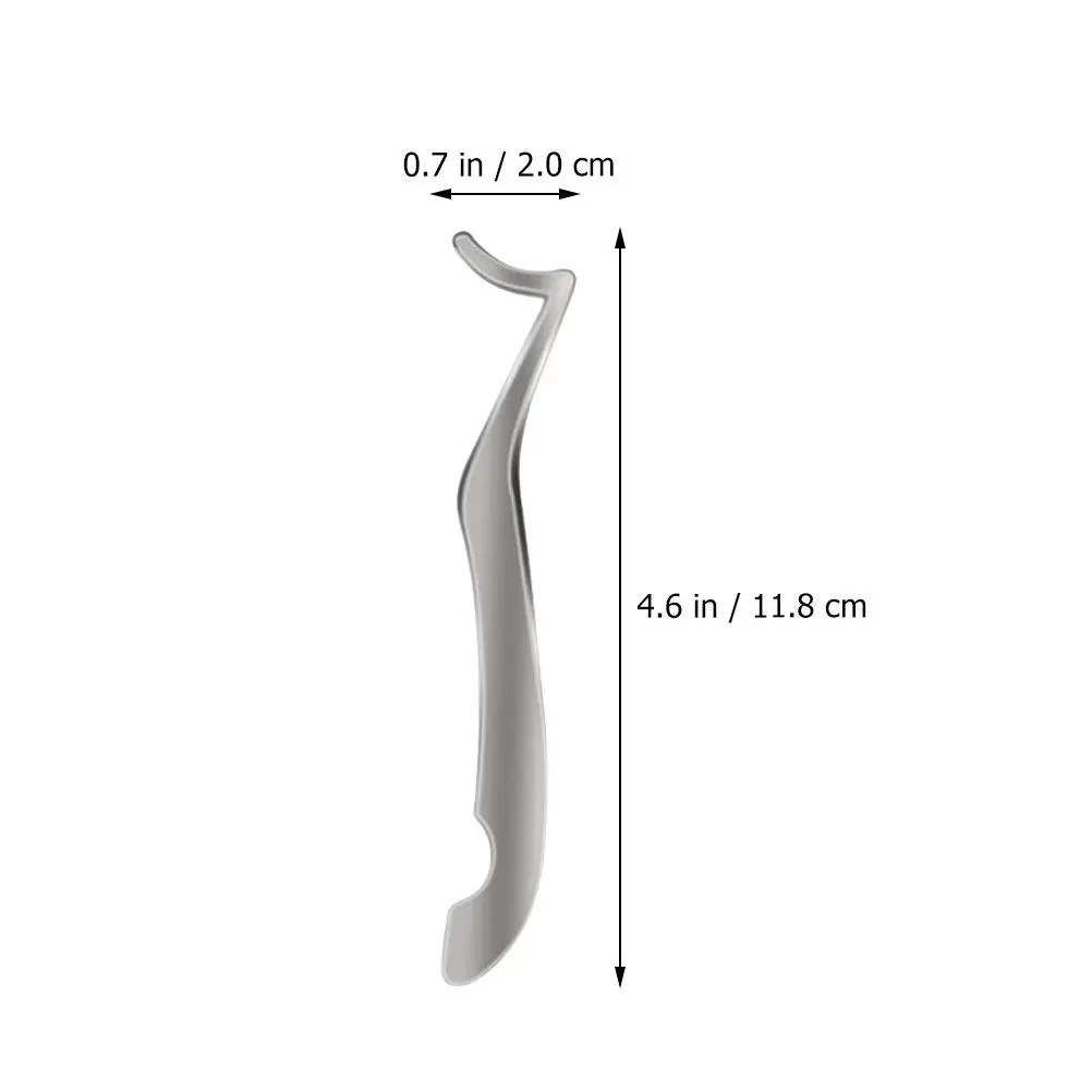 전문가용 스테인리스 스틸 속눈썹 집게, 인체공학적 디자인으로 속눈썹 연장 시술 및 인조 속눈썹 부착에 적합합니다.