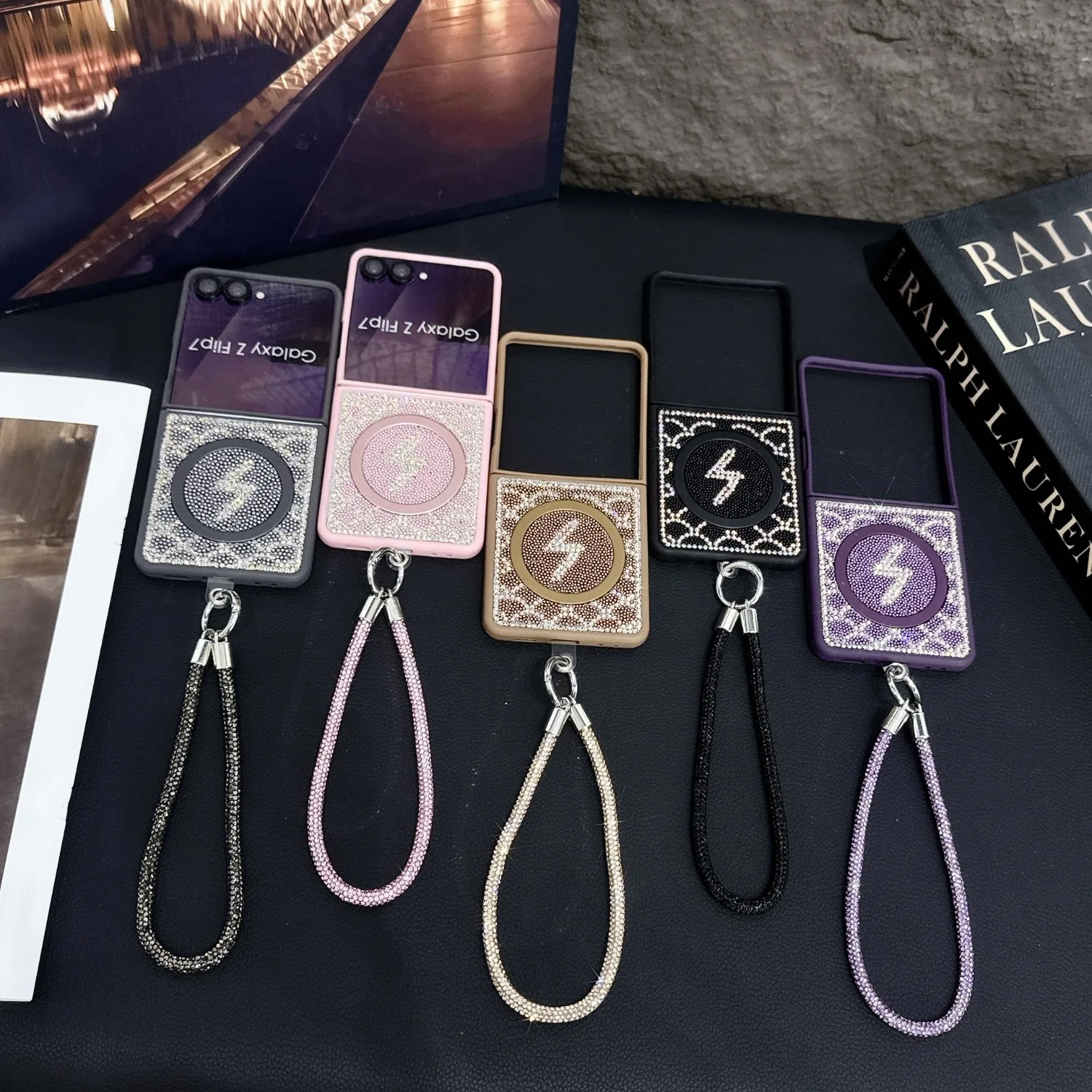 Luxury Full Diamond Magnetic Phone Case with Bling and Shockproof Protector