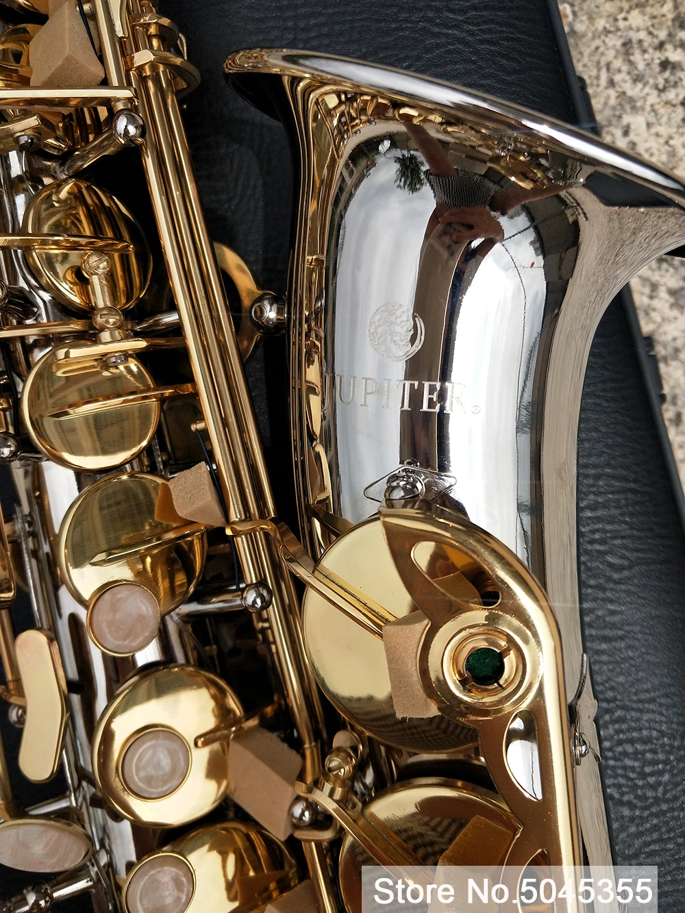 JupiterJAS1100SGAltoEbTuneSaxophoneBrassNickelSilverPlated