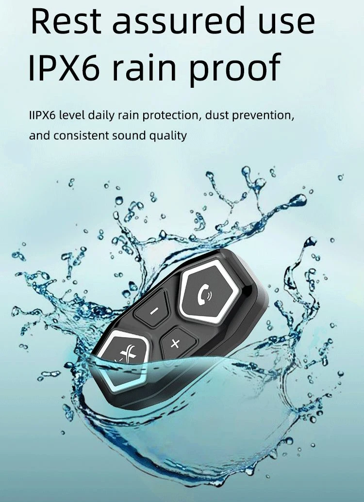 Motorcycle Helmet Bluetooth Headset With Type-c And Ipx6 Rating_voghion.com