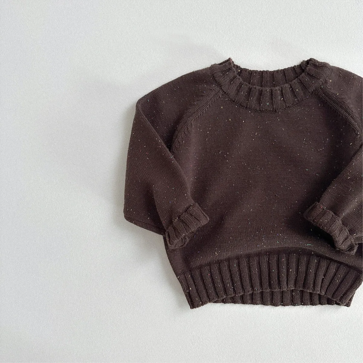 2025 겨울 신상  긴팔 캐주얼 스웨터 용 따뜻한 니트 상의 어린이 남아 여아 니트웨어  스웨터 아동복