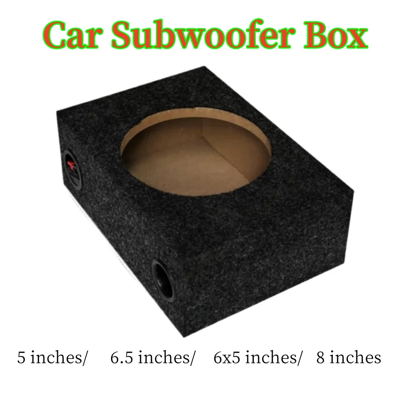 Vehicle Audio Modification DIY 5/ 6.5/6X5/ 8 -inch Speaker Case, Car Sound Automotive Box, Car Subwoofer Box