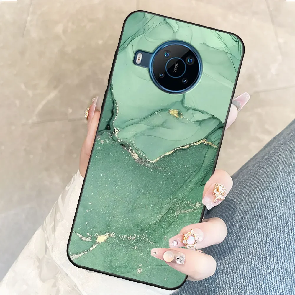 Elegant Marble TPU Silicone Phone Case - Soft, Stylish Back Cover & Protective Bumper