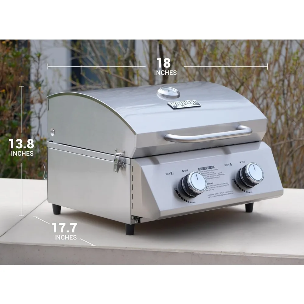 Tabletop Propane Gas Grill 3