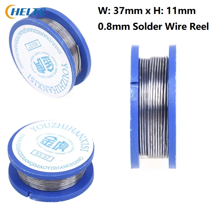 0.8mm Solder Wire Reel Rosin Core Solder Soldering Welding Iron Wire Reel Welding Practice Flux 1PC 361&deg;F/183&deg;C