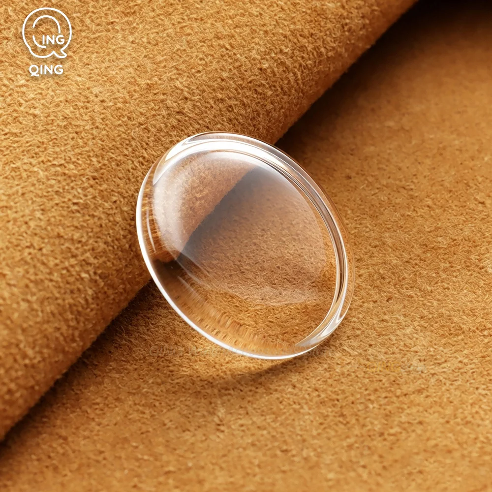 High-Quality Domed Glass Watch Cover - Transparent Repair Accessory