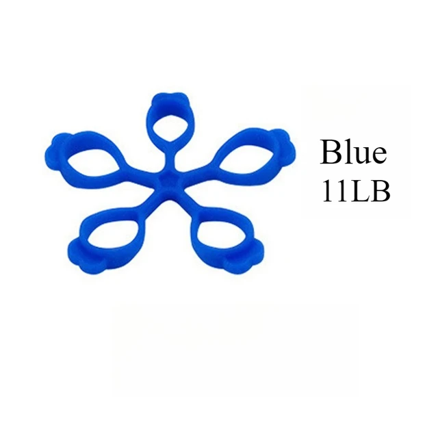 1pc Finger Trainer Silicone Finger Strengthener Five-Finger Ring Fitness Exercise Resistance Band Gym Shaping Tool 4