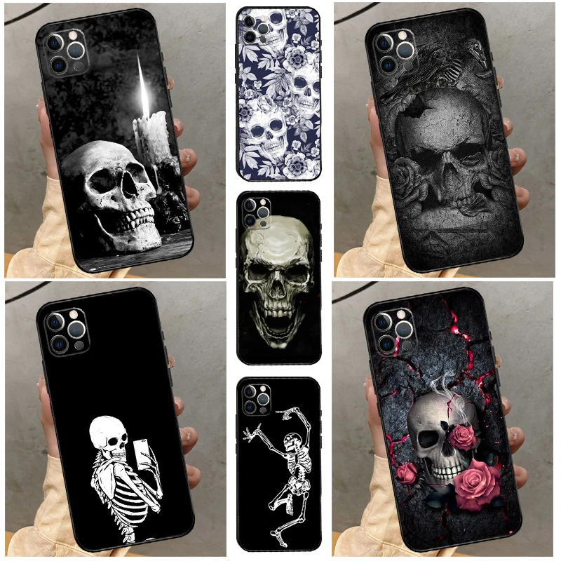 Gothic Fashion Skull Phone Case Cover