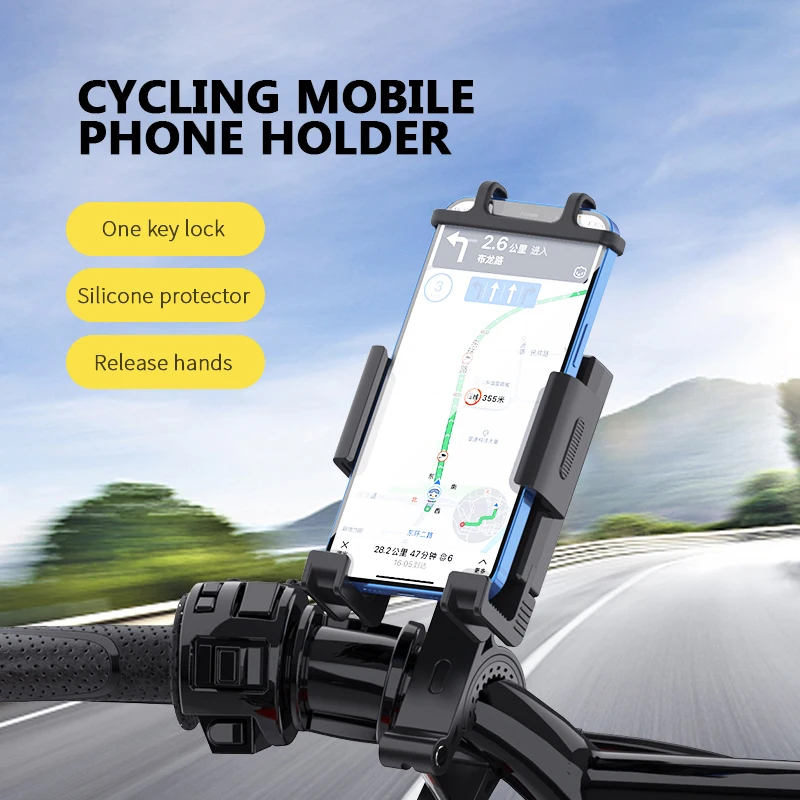 

Motorcycle Phone Holder Handlebar Mount Holder For Cell Phone GPS Stand Mechanical Holder For 11 Support For GPS