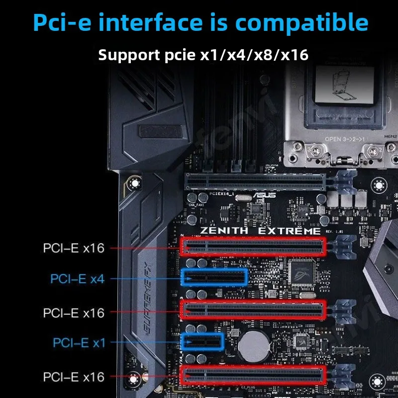 WIFI7 무선 네트워크 인터페이스 카드 인텔 BE200 AX210 PCIE 데스크탑 컴퓨터용 5G 트라이밴드 블루투스 5.4 수신기