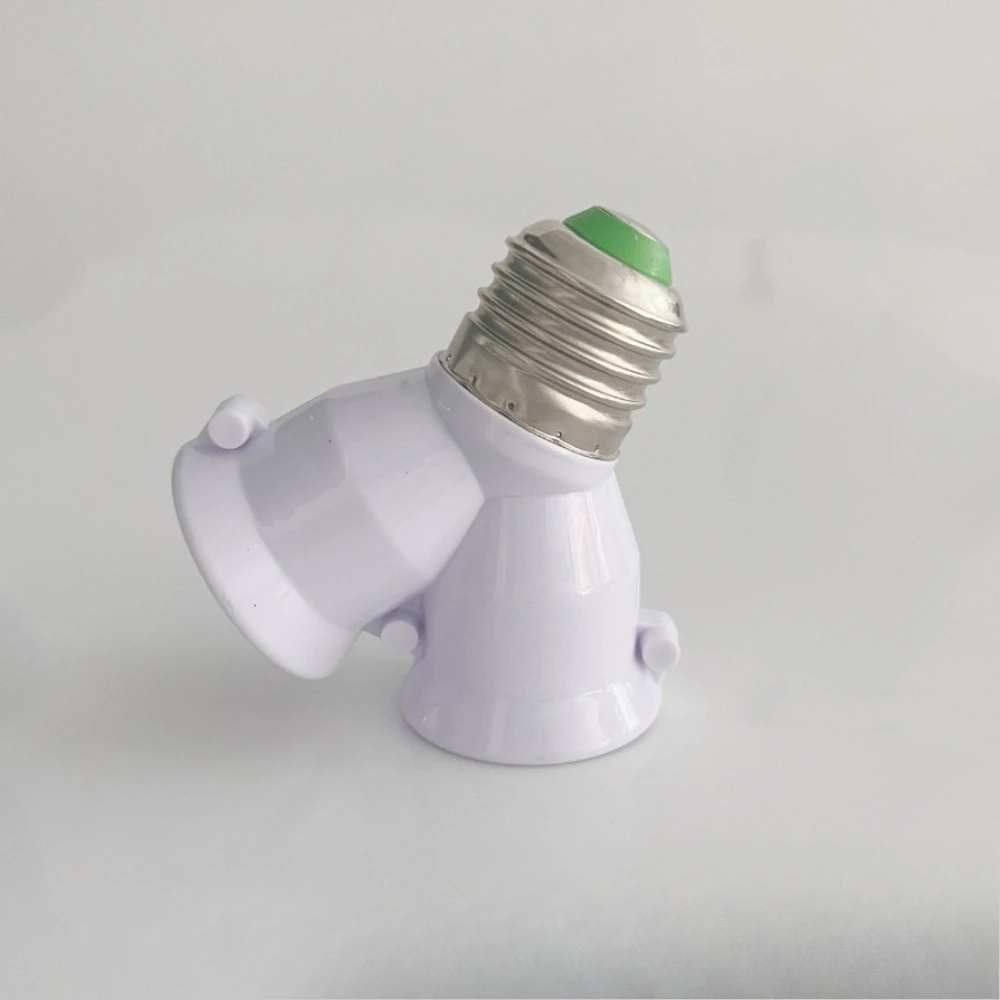 Lamp Holder Converter E27 LED Base Light Lamp Bulb Socket E27 to 2-E27 Splitter Adapter