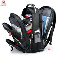 SWISS MILITARY Fashion Travel Multifunction Large Capacity Male Bag Usb Charging Waterproof 23 inch Laptop Backpack Men Mochila 1