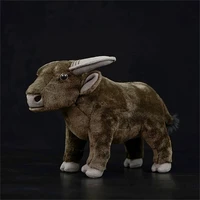 Buffalo Plush Toy High Fidelity Bison Plushie Water OX Peluche Lifelike Stuffed Animals Simulation Cattle Stuffed Toy For Kids 2