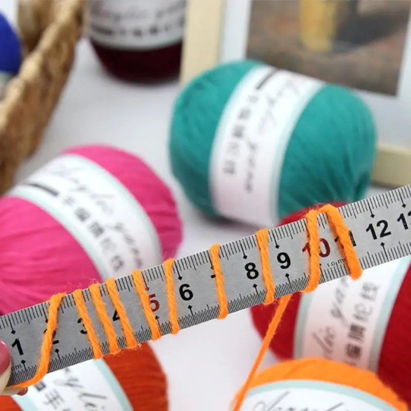 Description Picture 3 of item4-Strand  Polyacrylonitrile Fiber Yarn For Hand Knitting Blending Knit Yarn Crochet Scarf DIY Line Handmade Sewing Accessories