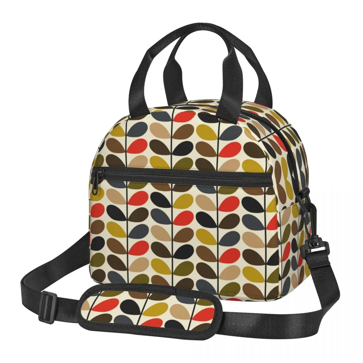 Orla Kiely Insulated Lunch Bags For Camping Travel Scandinavian Multi