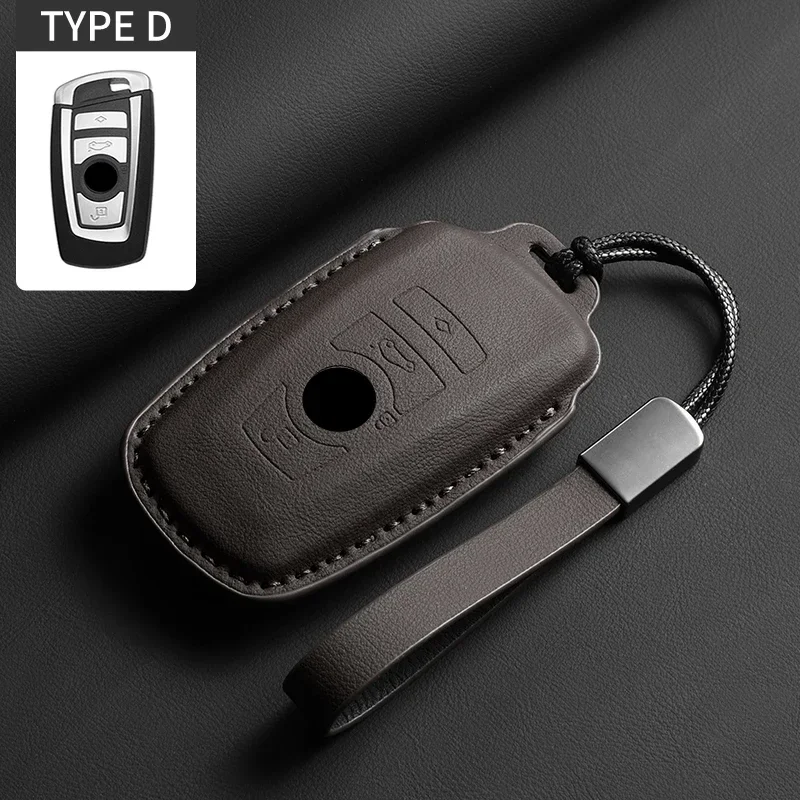 Premium Leather Car Key Case Cover with Sleek Design