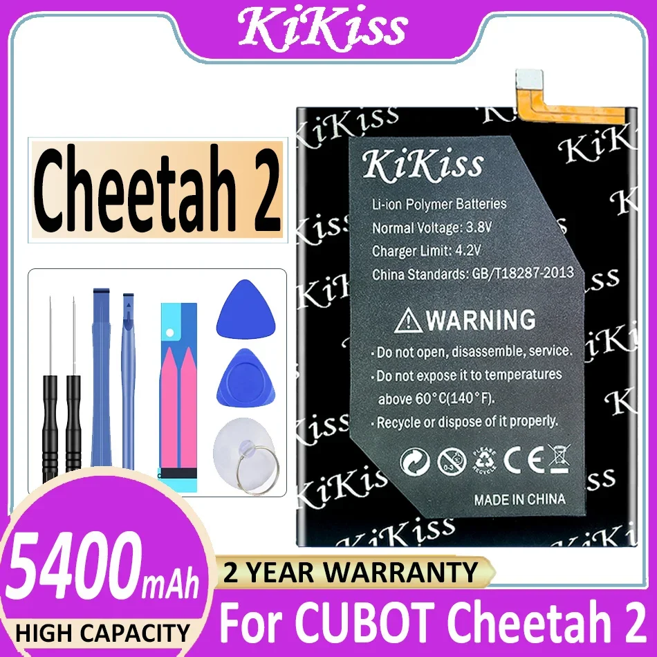 

Оригинальный аккумулятор KiKiss Cheetah 2 5400 мАч для CUBOT Cheetah 2 Cheetah Bateria