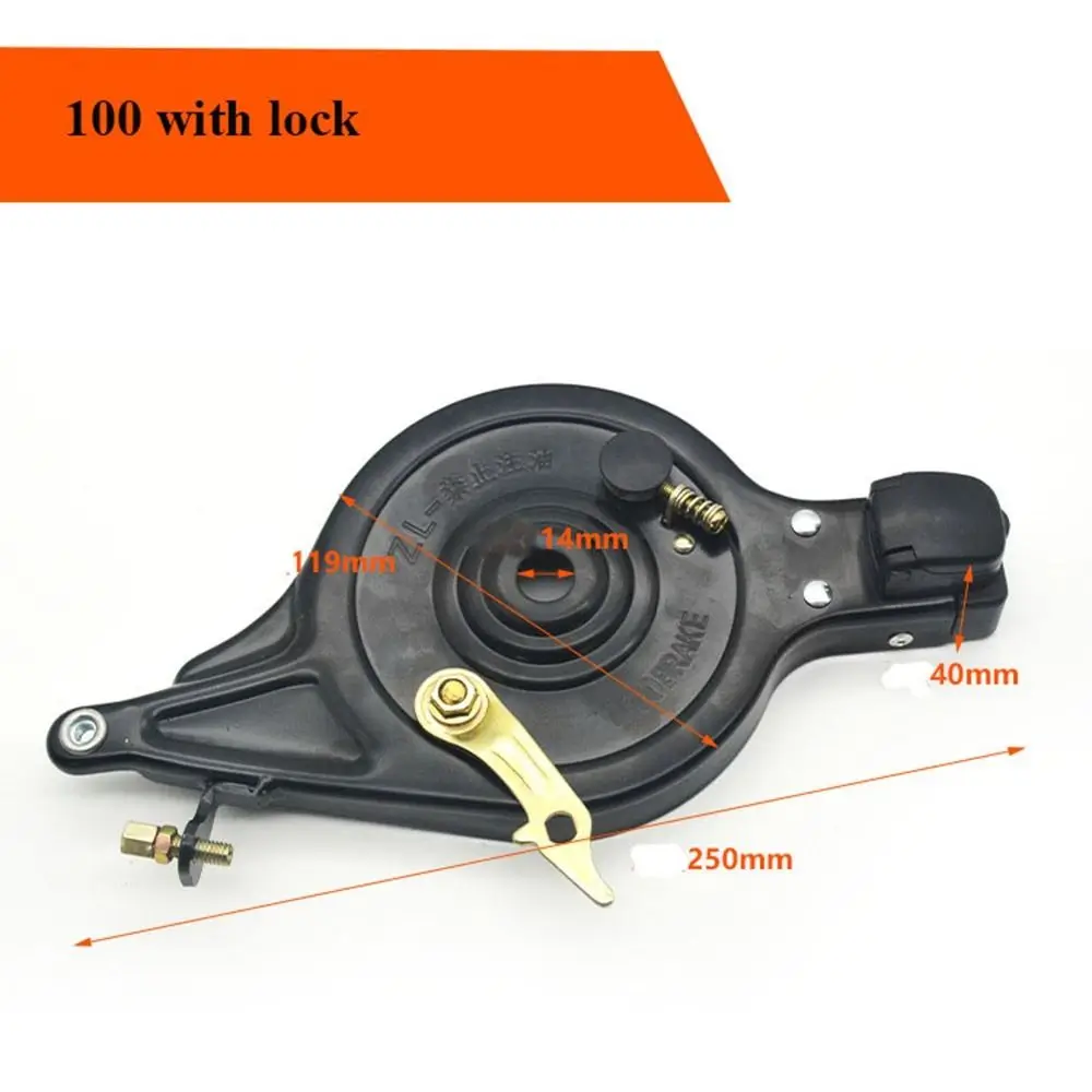 with Iniversal Lockable Rear Brakes 3 Styles with 90/100 Type Expansion Brake Lock Brake Device Electric Bicycles Accessories