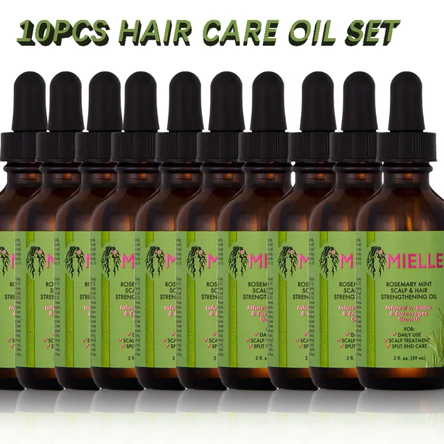 10PCS Mielle Organics Rosemary Mint Scalp & Hair Strengthening Oil