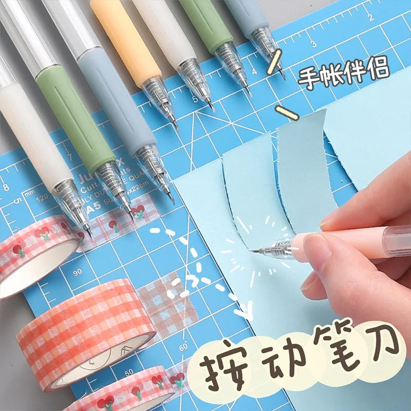 Utility Knife Art Pen Scrapbooking Craft Cutting Tool Sticker Paper Cut Express Box Cutter Stationery School Supplies