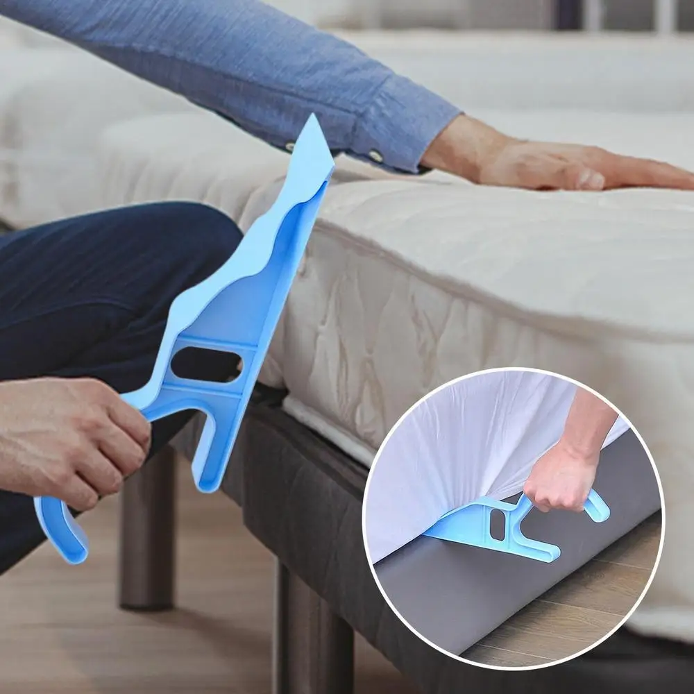 Description Picture 6 of item1pc Mattress Lifter Ergonomic Mattress Wedge Elevator Bed Making Mattress Lift Handy Tool Alleviate Back Pain Bed Moving Help