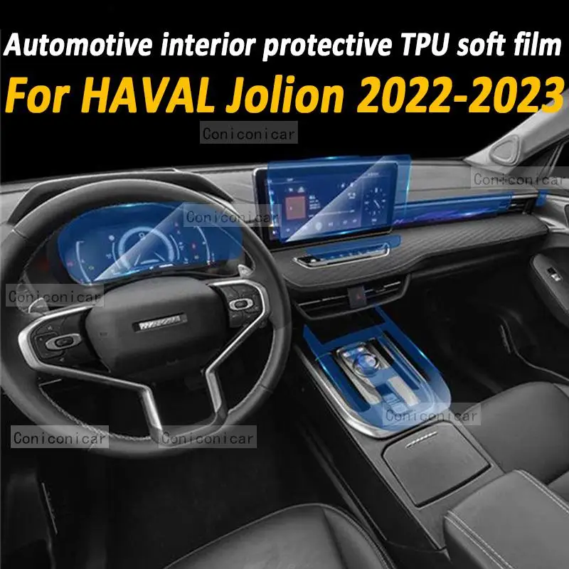 

TPU Car Interior Gear Dashboard Protective Film Transparent For great wall Haval Jolion 2022 2023 Anti-scratch Accessories