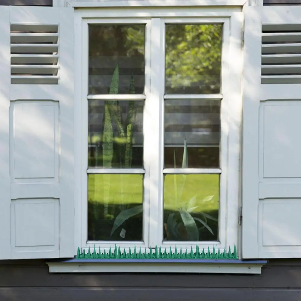 10pcs Plastic Anti-bird Stab Pigeons and Scare Birds Control Anti-cat Anti-theft Fence Wall Nail Bird Repellent Spikes