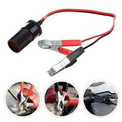 Car Lighter Socket Adapter with Clamp Vehicle Power Outlet Converter Replacement Automotive Automobile Replacing Parts