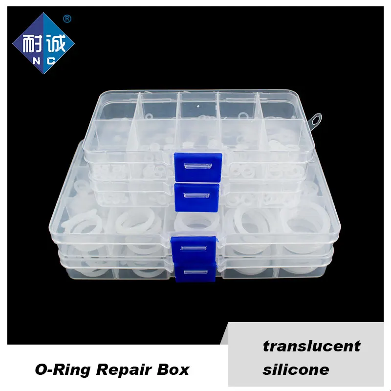 Jogo Branco da Variedade dos Anéis-o do Silicone Anéis-o Anéis-o Anéis-o Anéis-o Anéis-o Anéis-o Anéis-o Espessura O-rings 15 mm 15 mm 18 mm Espessura