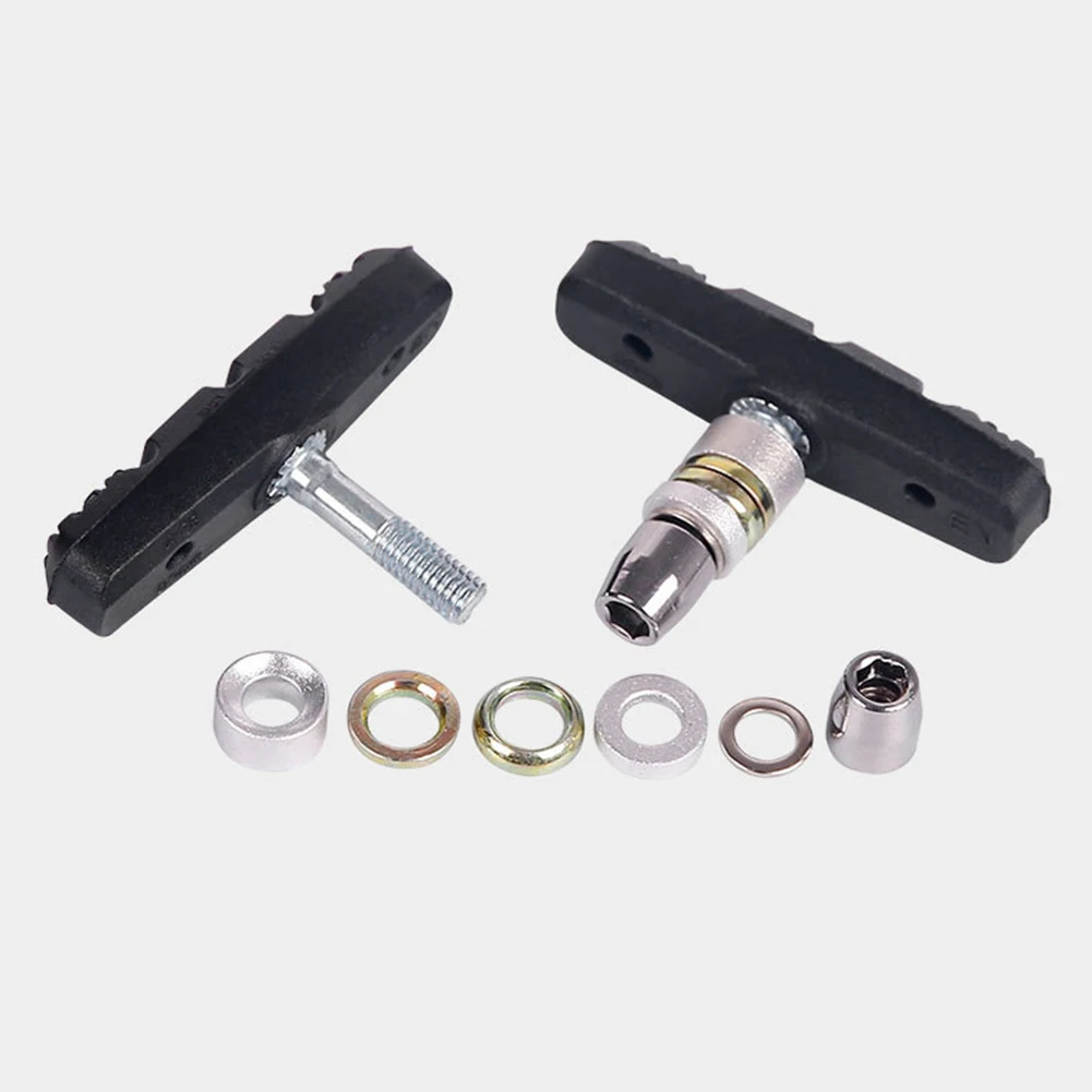 Bicycle Silent Brake Pads Cycling V Brake Holder Shoes Dead Speed Blocks Parts