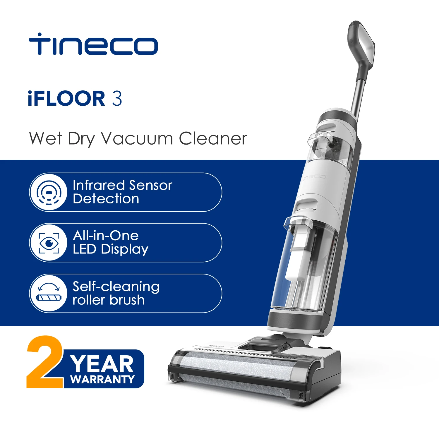 Tineco iFloor 3 Wet Dry Vacuum Cleaner 