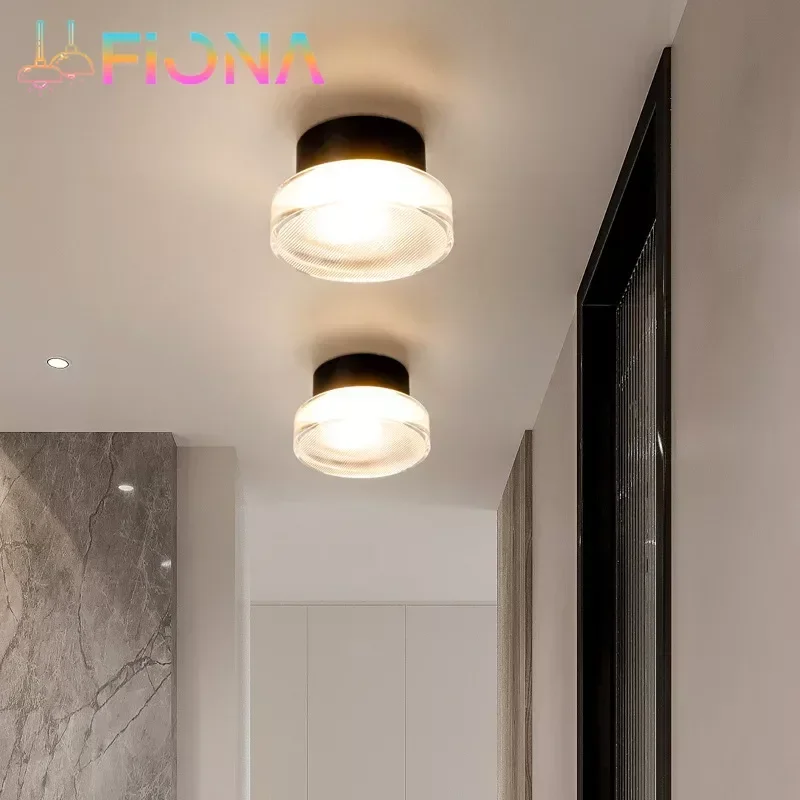Modern Round Wall Lamp LED Acrylic Wall Light Sconce Living Room Aisel Corridor Bedroom Bathroom Home Decoration Indoor Lighting 4