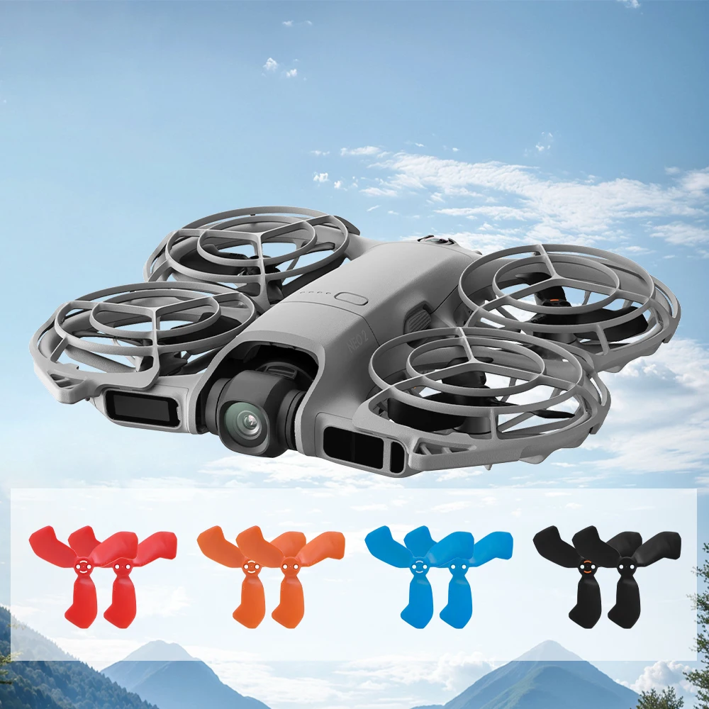 Lot de 4 hélices de rechange pour DJI Mini 3 Pro, pales anti-bruit légères de 3.8g