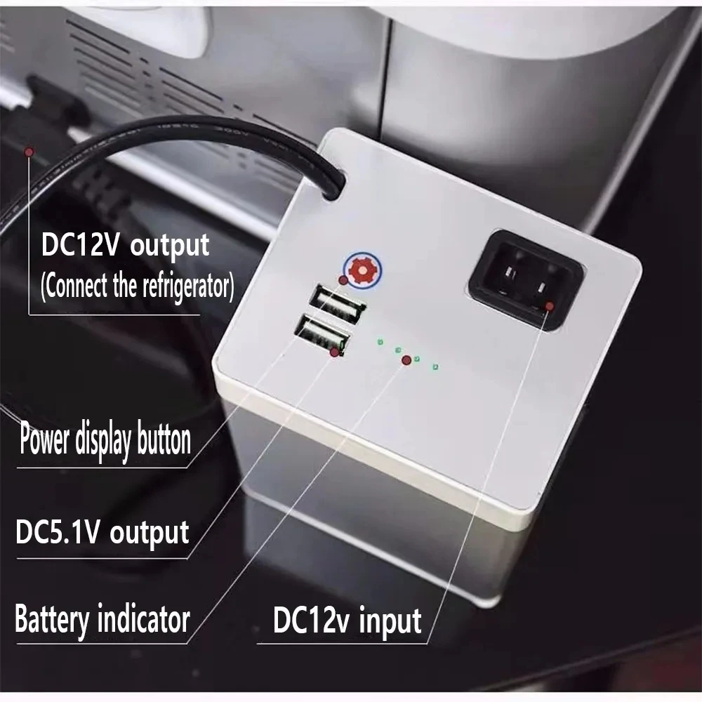 Alpicool home Car Refrigerator Dedicated Lithium Battery External Power Bank portable outdoor car refrigerator mini