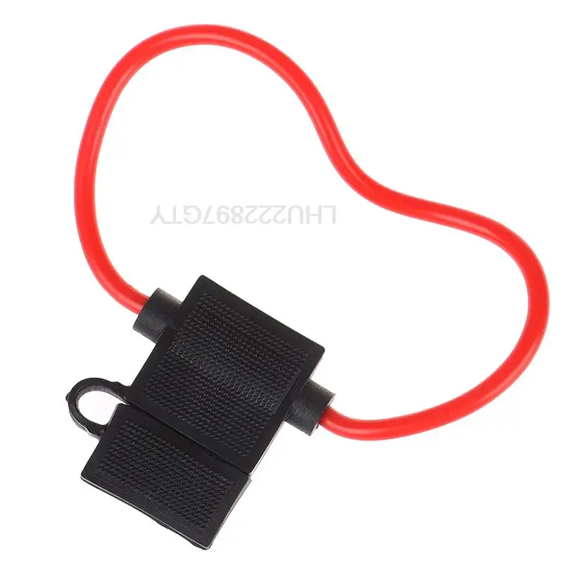 Car Splash Proof In-line Standard Blade Fuse Holder Box 5/10/15/20/25/30A Fuses