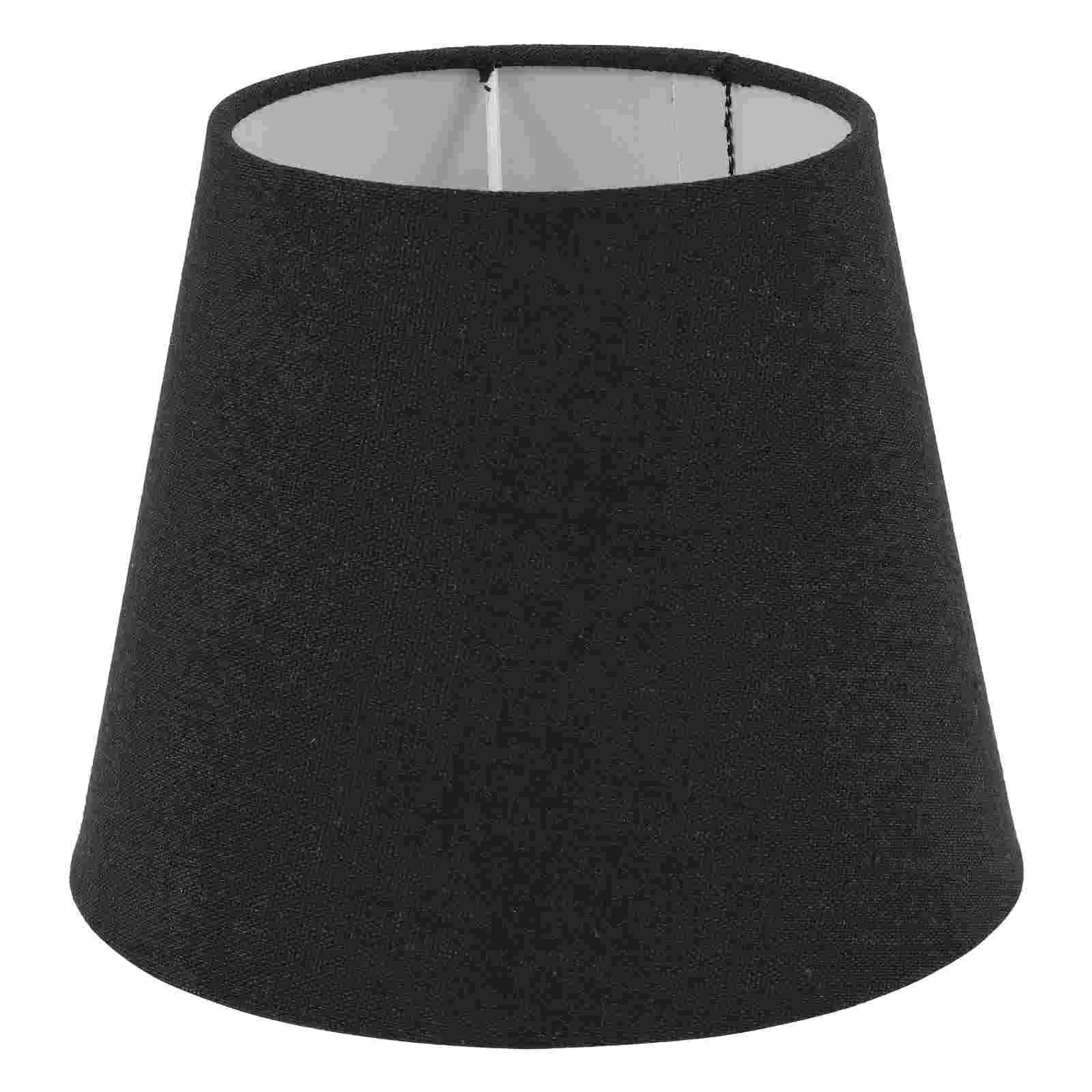 Fabric Lamp Shades E14 Cone Barrel Lampshade Medium Drum Lampshades Replacement Clip Light Bulb Cover Table Lamp Bedside